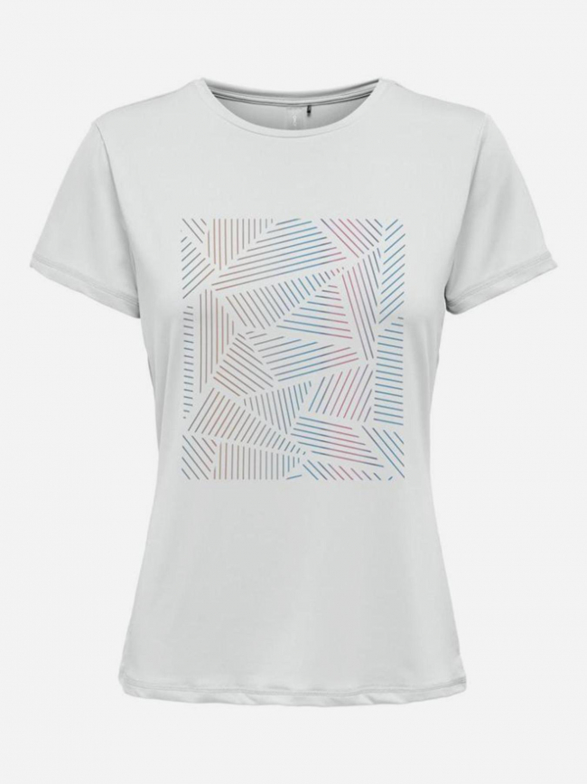 T-shirt jordy life blanc femme - Only Play