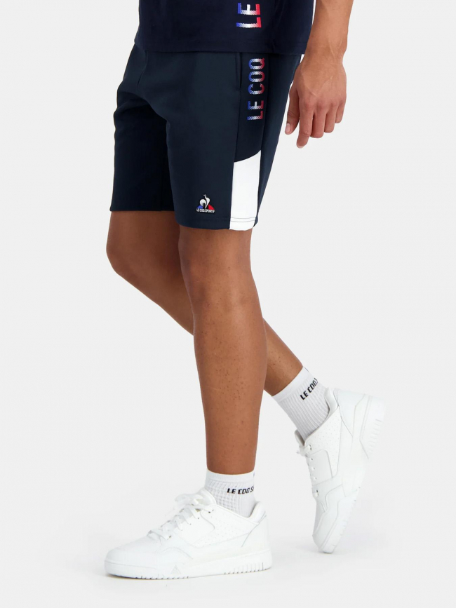 Short tri regular n1 bleu marine homme - Le Coq Sportif