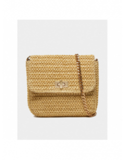 Sac bandoulière pcamalie beige naturel femme - Pieces