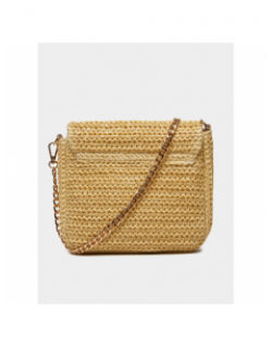 Sac bandoulière pcamalie beige naturel femme - Pieces