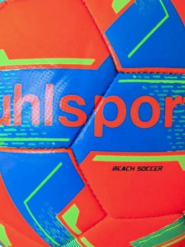 Ballon de foot france beach soccer 421 orange fluo - Ulhsport