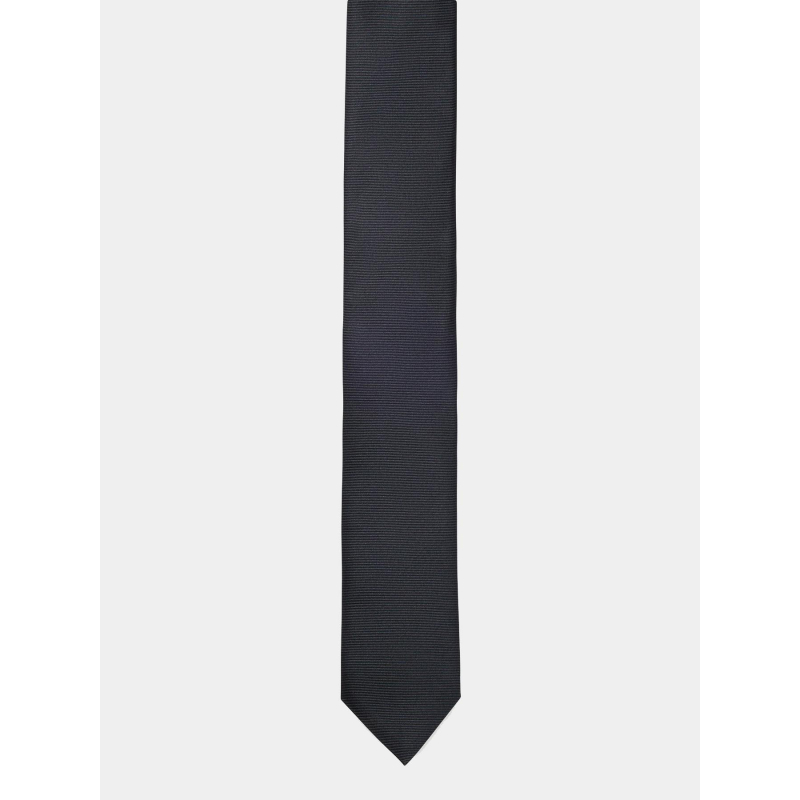 Cravate tie cm 6 rayures noir homme - Hugo