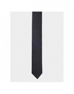 Cravate tie cm 6 rayures noir homme - Hugo