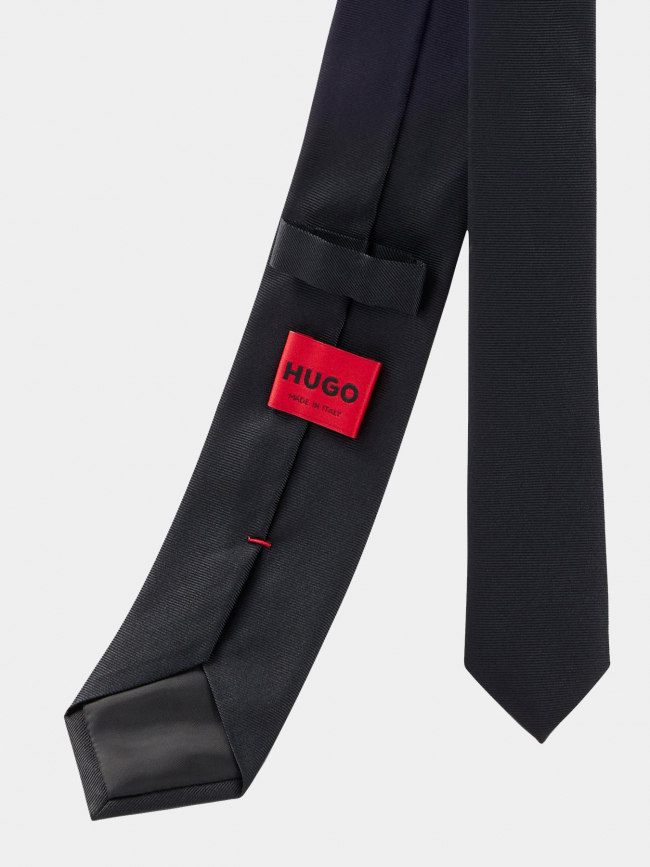 Cravate tie cm 6 rayures noir homme - Hugo