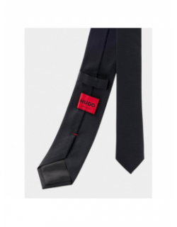 Cravate tie cm 6 rayures noir homme - Hugo