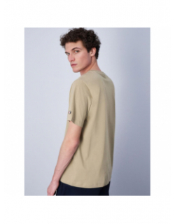 T-shirt crewneck logo beige homme - Champion