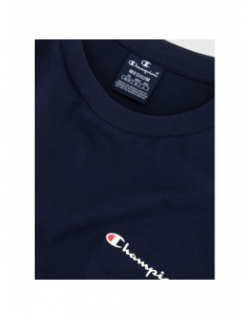 T-shirt crewneck logo bleu marine homme - Champion