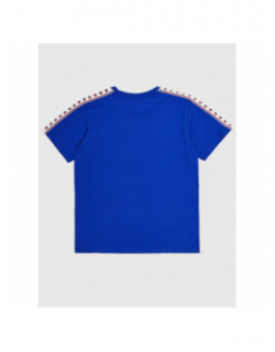 T-shirt crewneck imprimé logo bleu enfant - Champion