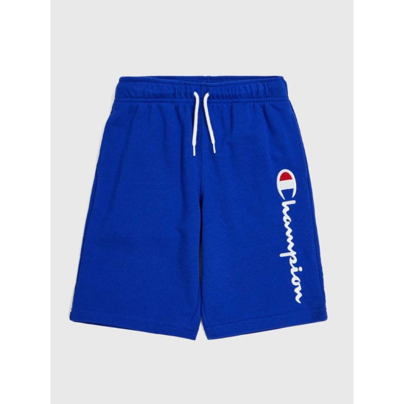 Short jogging logo brodé bleu garçon - Champion