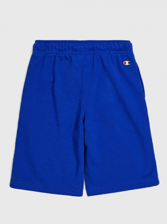 Short jogging logo brodé bleu garçon - Champion