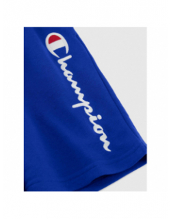 Short jogging logo brodé bleu garçon - Champion