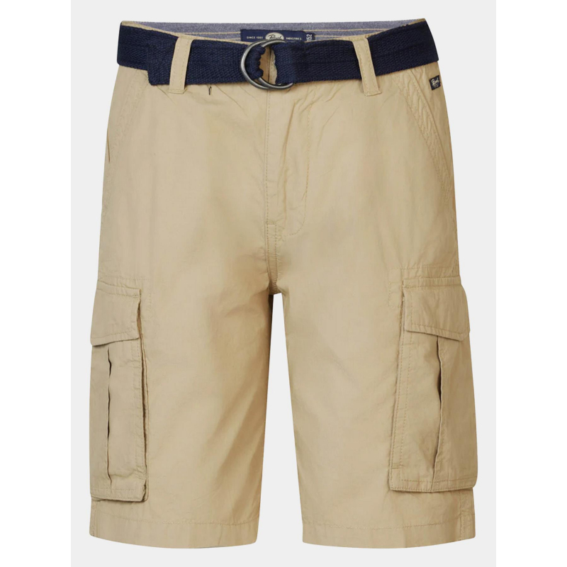 Short cargo ceinture beige homme - Petrol Industries