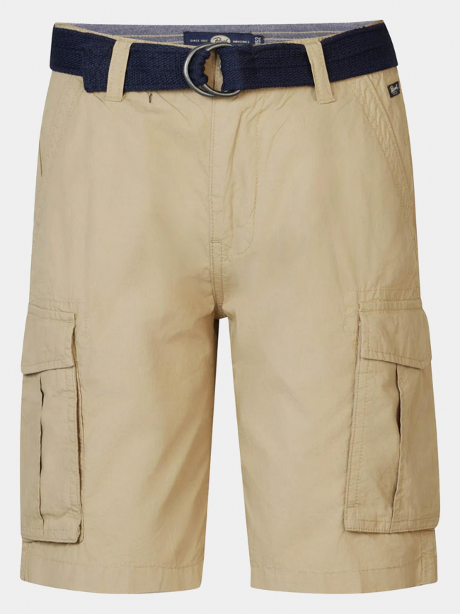 Short cargo ceinture beige homme - Petrol Industries