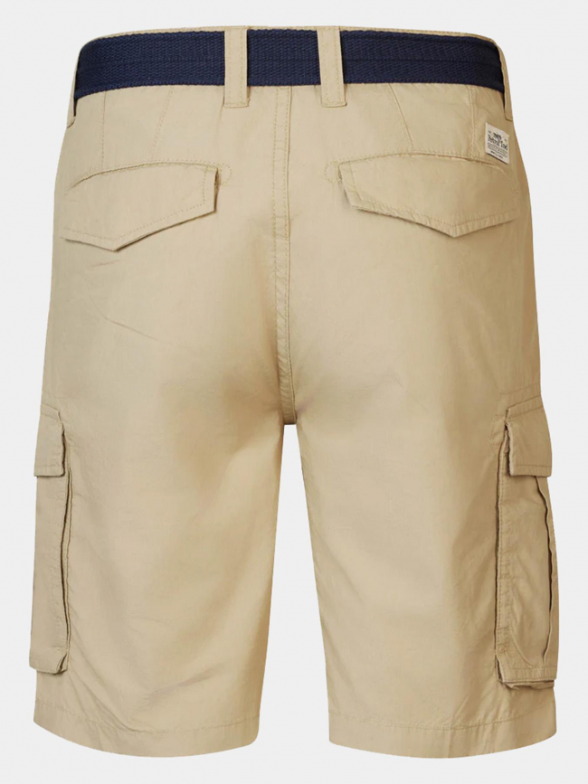 Short cargo ceinture beige homme - Petrol Industries