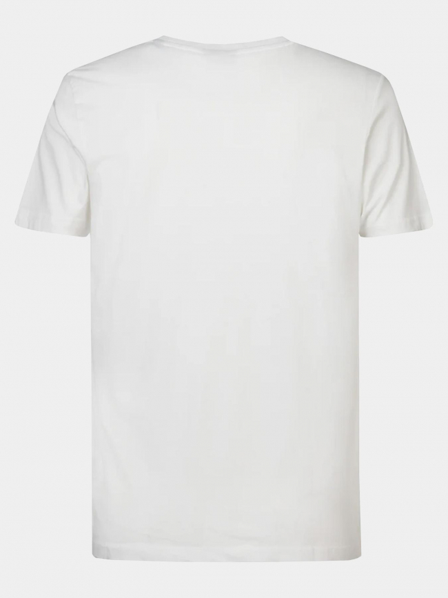 T-shirt motor imprimé blanc homme - Petrol Industries