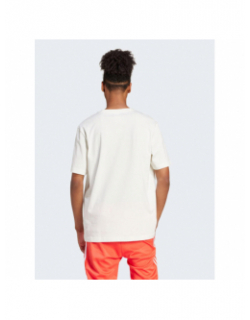 T-shirt fi bos regular logo blanc rouge homme - Adidas