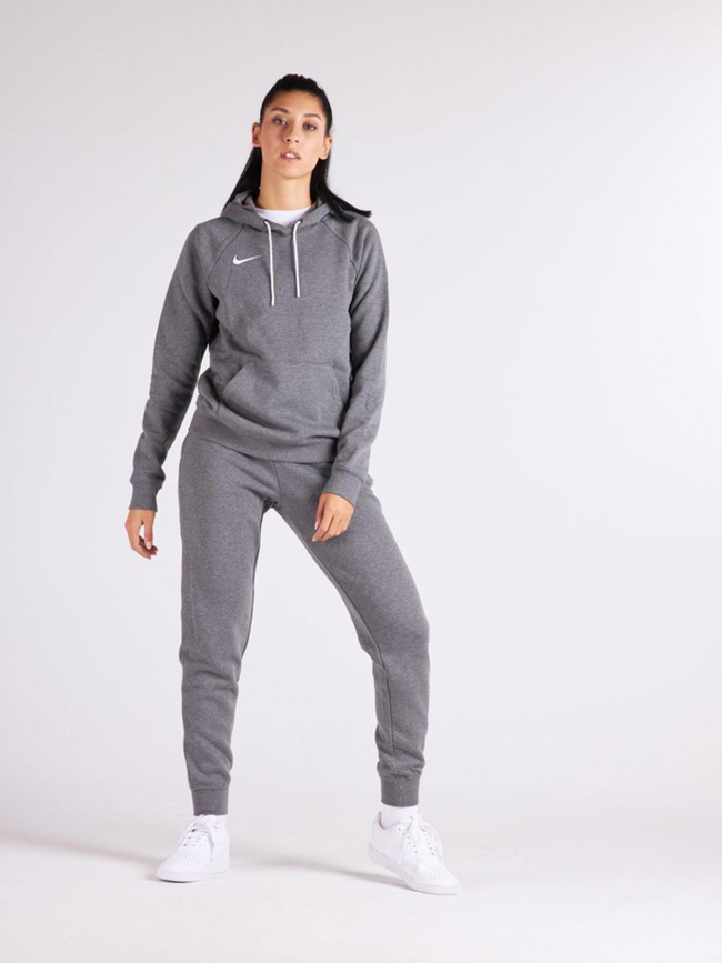 Sweat à capuche flc park20 po gris femme - Nike