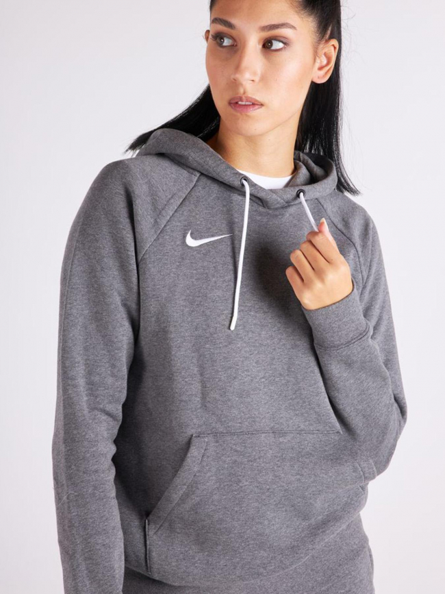 Sweat à capuche flc park20 po gris femme - Nike