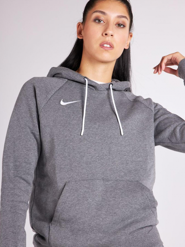 Sweat à capuche flc park20 po gris femme - Nike