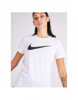 T-shirt dri fit park20 logo manche courte blanc femme - Nike