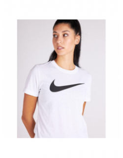 T-shirt dri fit park20 logo manche courte blanc femme - Nike