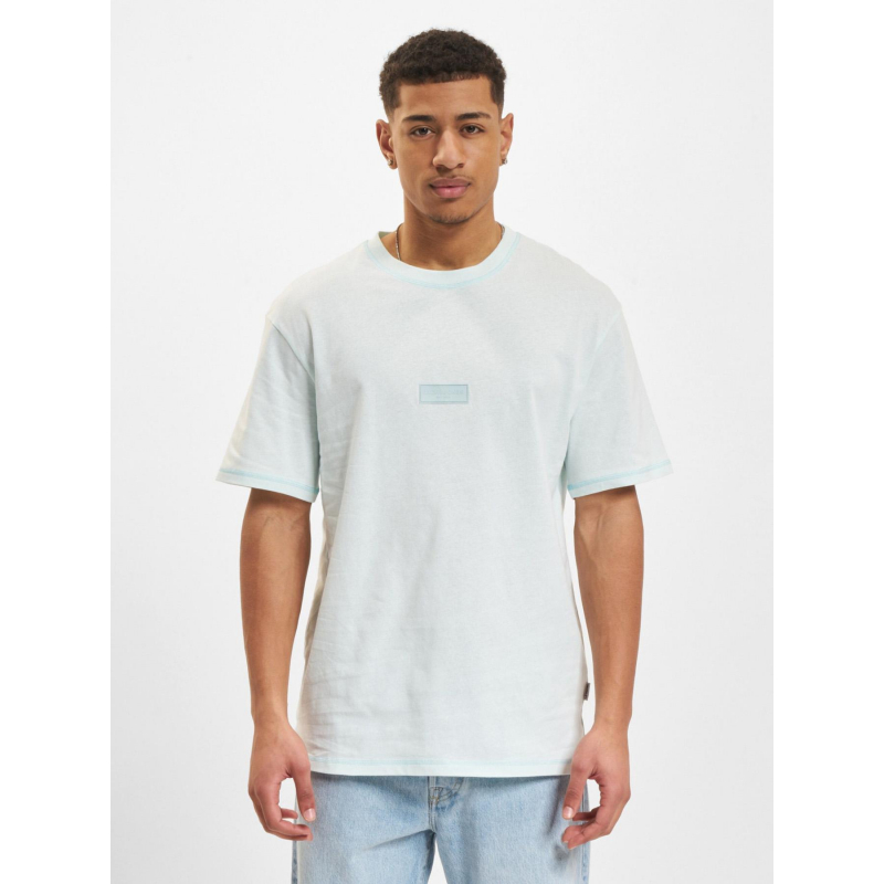 T-shirt jorfaded crewneck bleu ciel homme - Jack & Jones