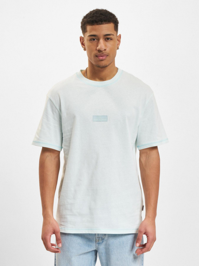 T-shirt jorfaded crewneck bleu ciel homme - Jack & Jones