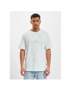 T-shirt jorfaded crewneck bleu ciel homme - Jack & Jones