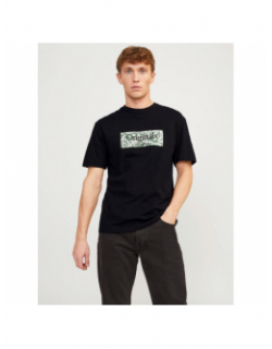 T-shirt jorlafayette branding imprimé noir homme - Jack & Jones