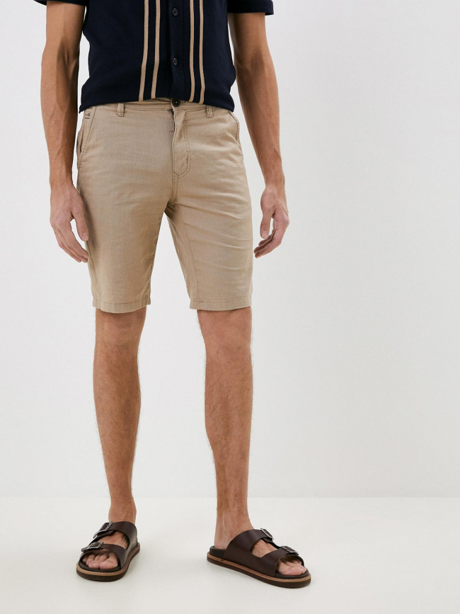 Short lin beige homme - Blend