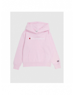 Sweat à capuche hooded rose fille - Champion