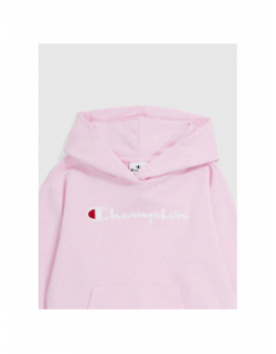 Sweat à capuche hooded rose fille - Champion