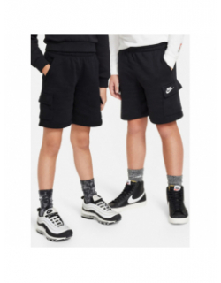 Short nsw club fleece cargo noir enfant - Nike