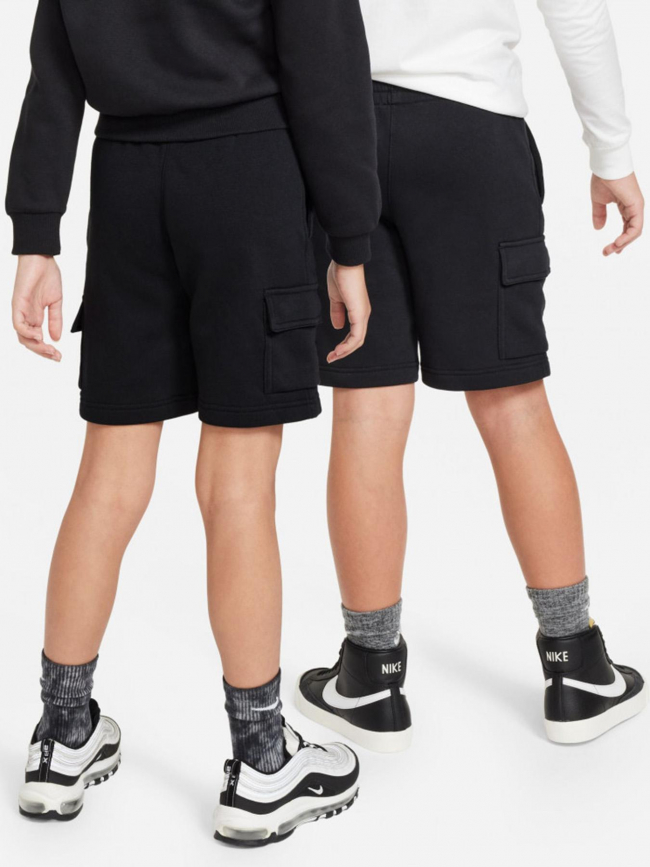 Short nsw club fleece cargo noir enfant - Nike