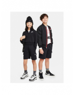 Short nsw club fleece cargo noir enfant - Nike