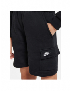 Short nsw club fleece cargo noir enfant - Nike