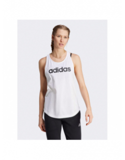 Débardeur de sport logo blanc femme - Adidas