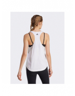 Débardeur de sport logo blanc femme - Adidas