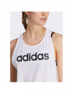 Débardeur de sport logo blanc femme - Adidas