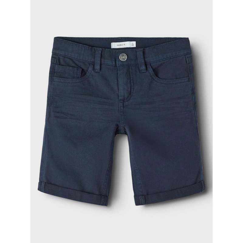 Short slim sofus bleu marine garçon - Name It