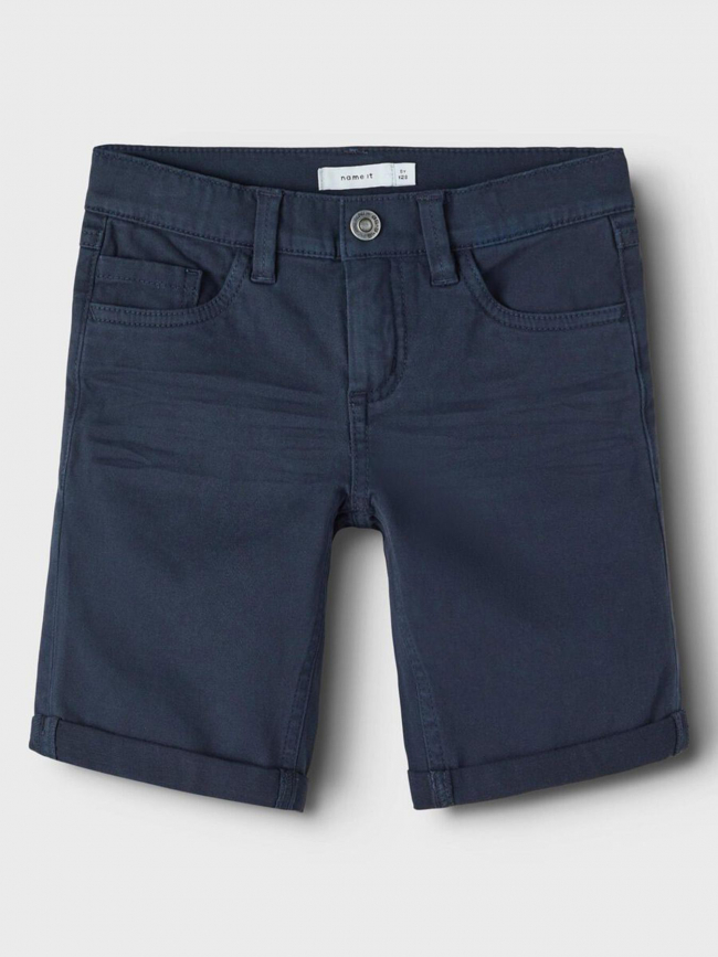 Short slim sofus bleu marine garçon - Name It