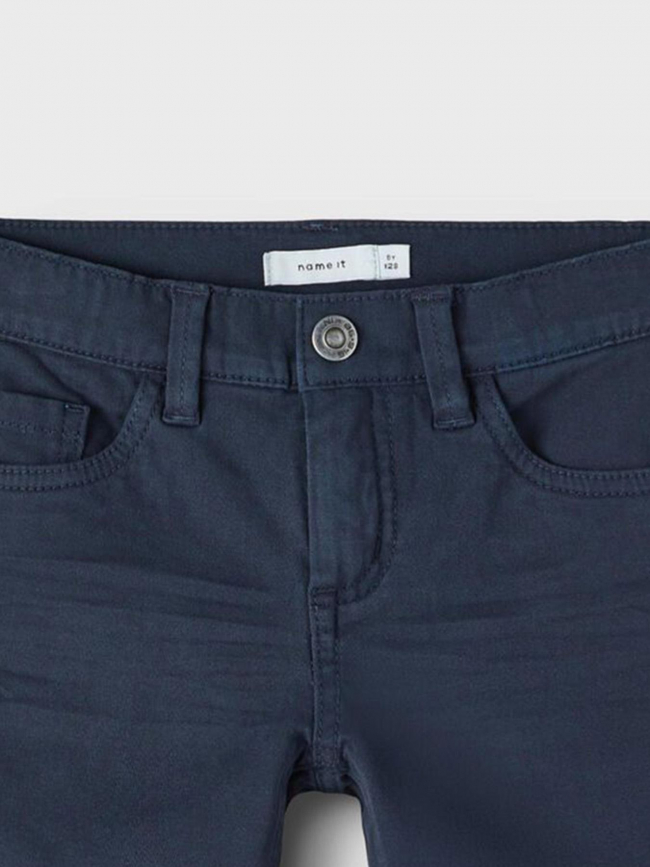 Short slim sofus bleu marine garçon - Name It