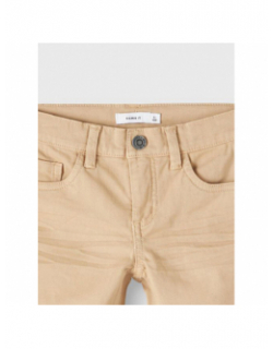 Bermuda nkmsofus twiisak long beige garçon - Name It