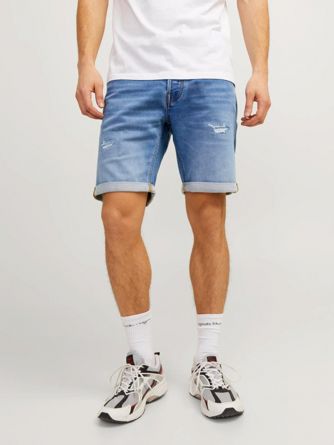 Short en jean rick icon ge 709 bleu homme - Jack & Jones