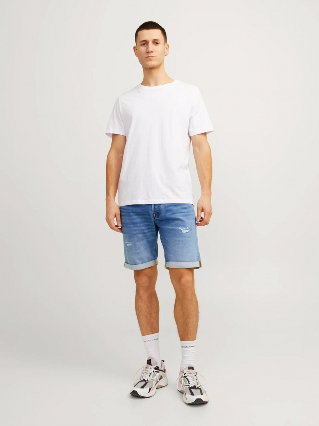 Short en jean rick icon ge 709 bleu homme - Jack & Jones