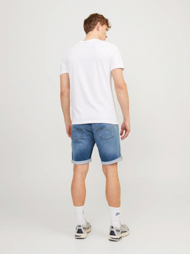 Short en jean rick icon ge 381 bleu homme - Jack & Jones