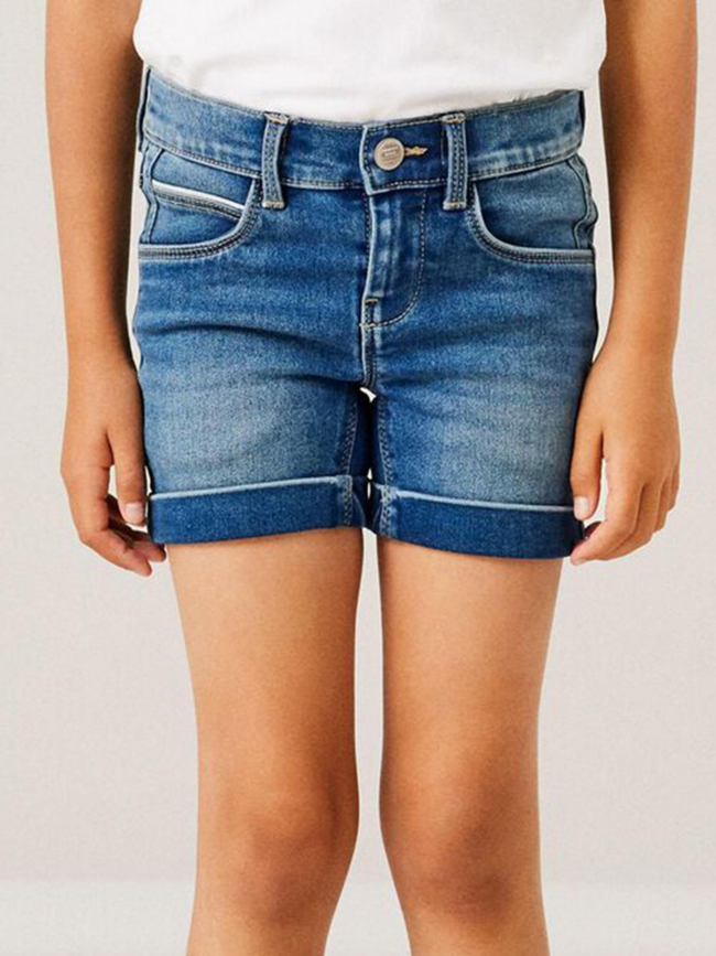 Short en jean nkfsalli slim bleu fille - Name It