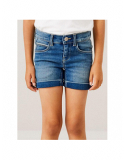 Short en jean nkfsalli slim bleu fille - Name It