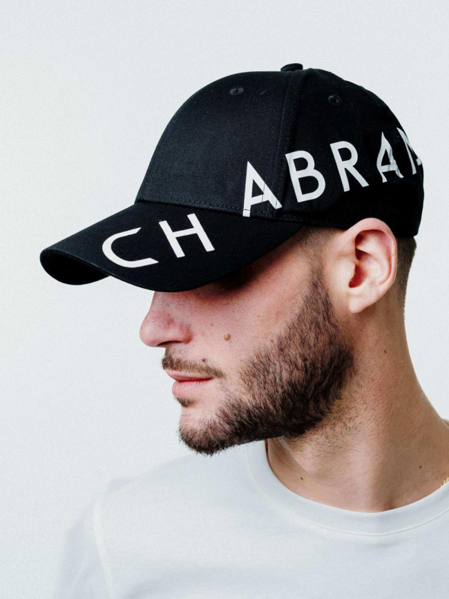 Casquette lateral noir blanc homme - Chabrand