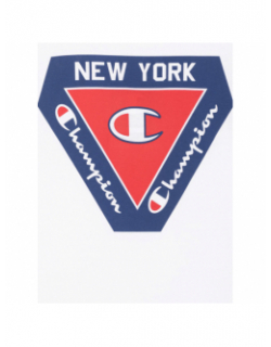 T-shirt crewneck logo new york blanc enfant - Champion